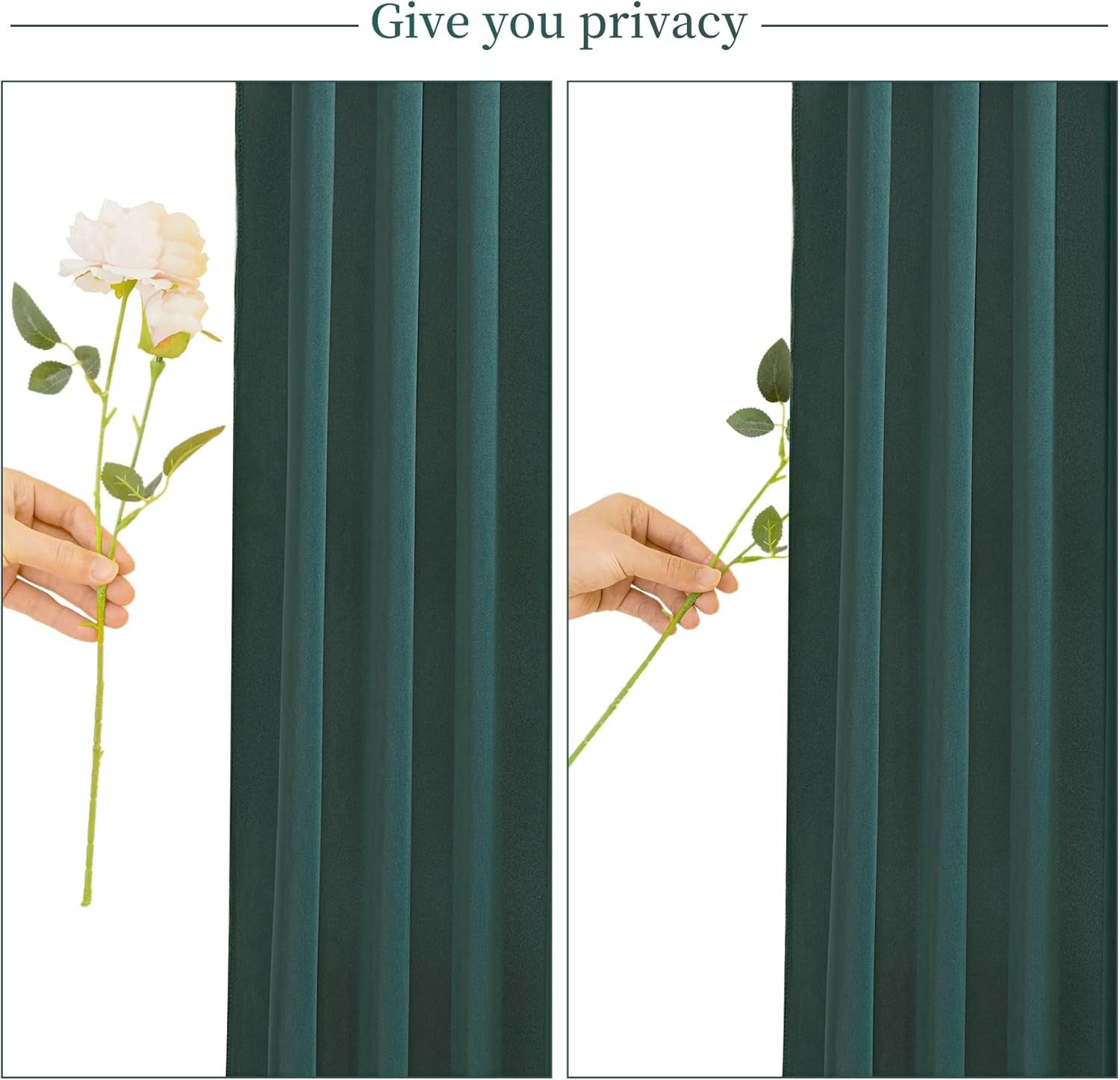 10Ft X 7Ft Hunter Green Backdrop Curtain for Parties Dark Green Wrinkle Free Backdrop Drapes Panels for Baby Shower Birthday Party Photo Photography Polyester Fabric Background Decoration