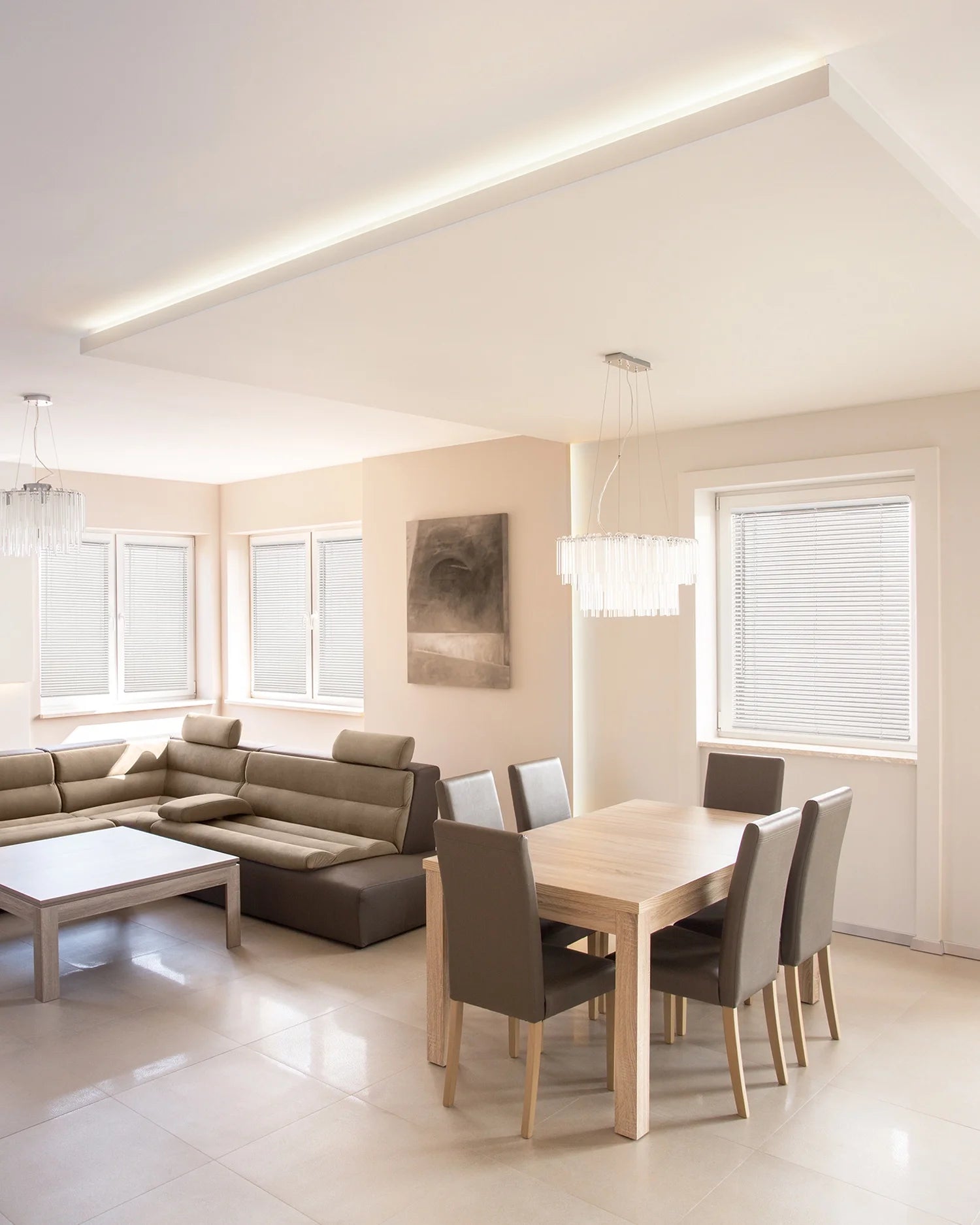 Cordless 1-Inch Vinyl Mini Window Blinds, Gloss White (Room Darkening) 30"W X 48"H