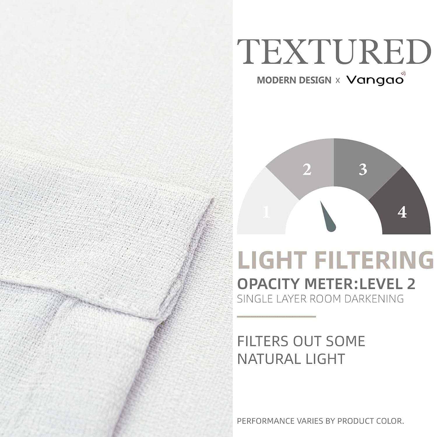 White Kitchen Curtains 36 Inch Length Casual Weave Textured Cafe Curtains Semi Sheer Short Drapes for Bathroom Bedroom Tier Drapes Rod Pocket Half Window Treatments 2 Panels