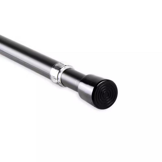 48 In. - 84 In. Tension Curtain Rod in Black
