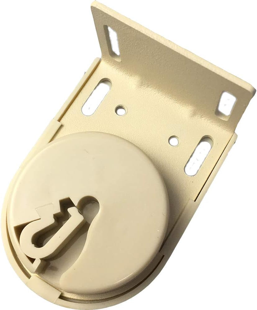 Universal Mounting Brackets of Exterior Sun Shades,Outdoor/Indoor Roller up Blinds(Crank Operated/Cordless System) Beige