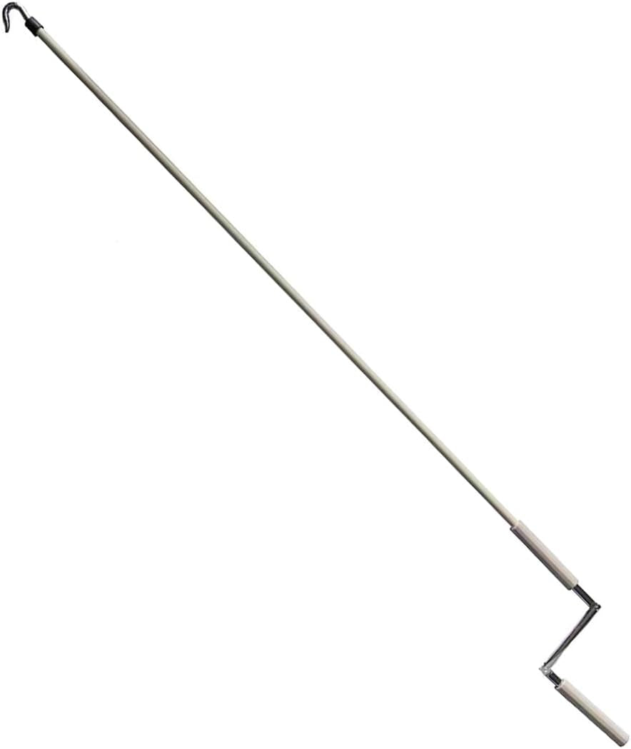 Universal Crank Wand of Exterior Sun Shades,Outdoor/Indoor Roller up Blinds(Crank Operated/Cordless System) Beige