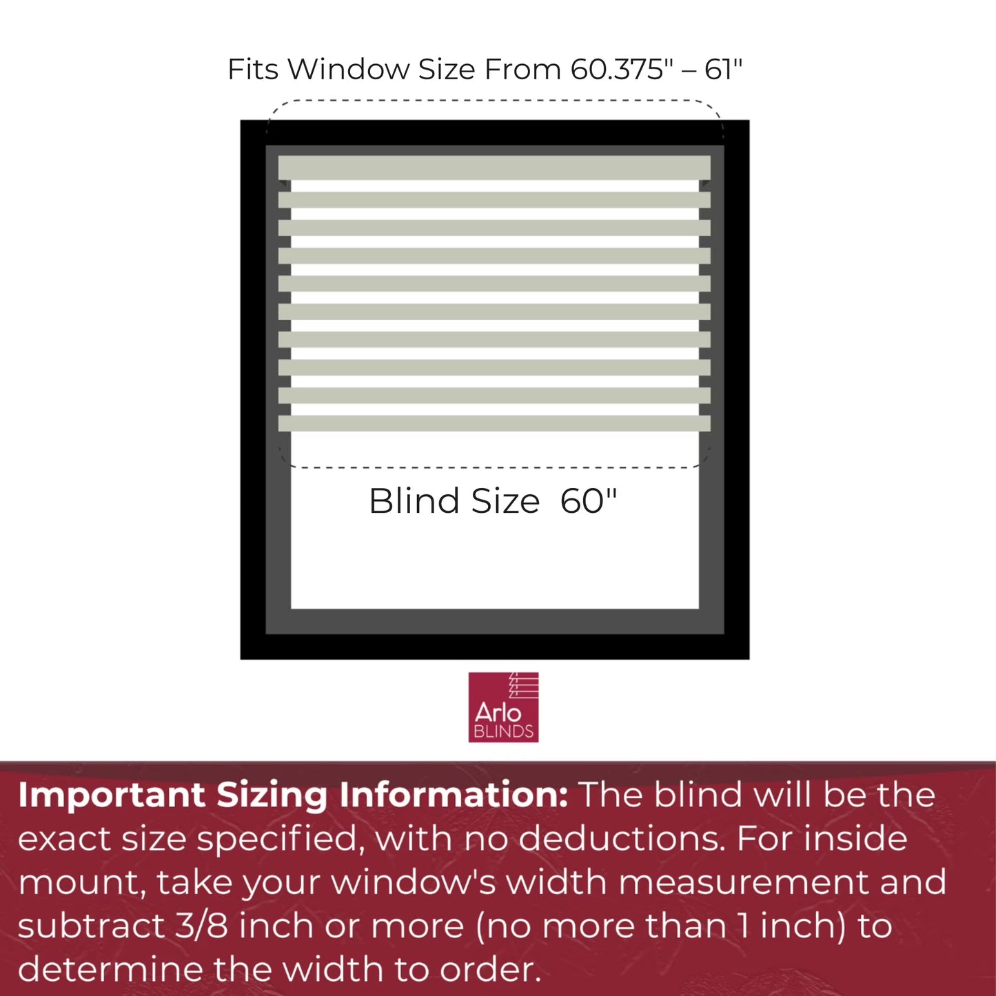 Faux Wood Blind with Crown Valance - 60"W X 84"H, White, Cordless 2” Slat Horizontal Blind - for Kitchen, Bedroom, Living Room, Doors