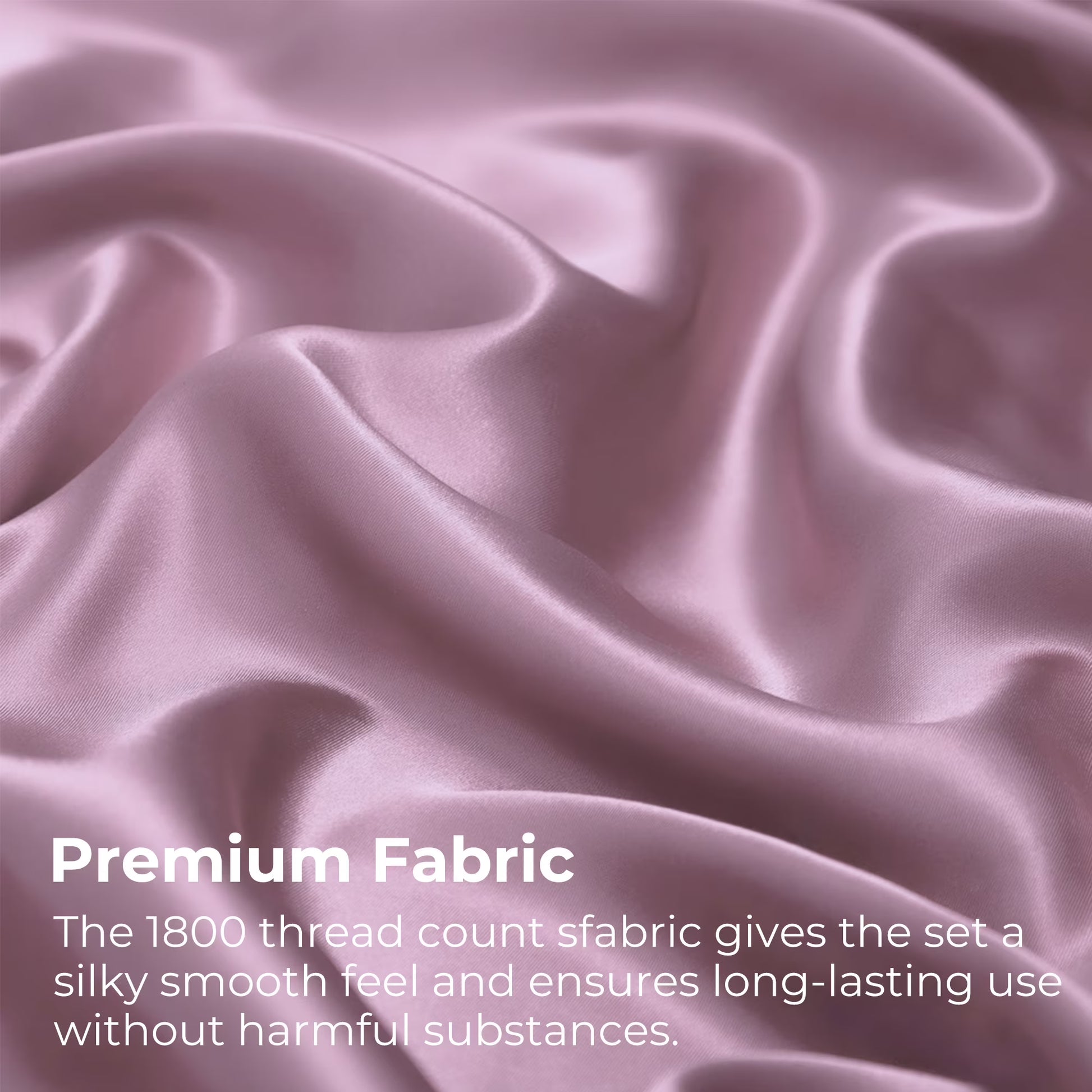 Satin Sheets, Full Size Soft Silky Sheet Set,4 Pieces, Red Bean Sand