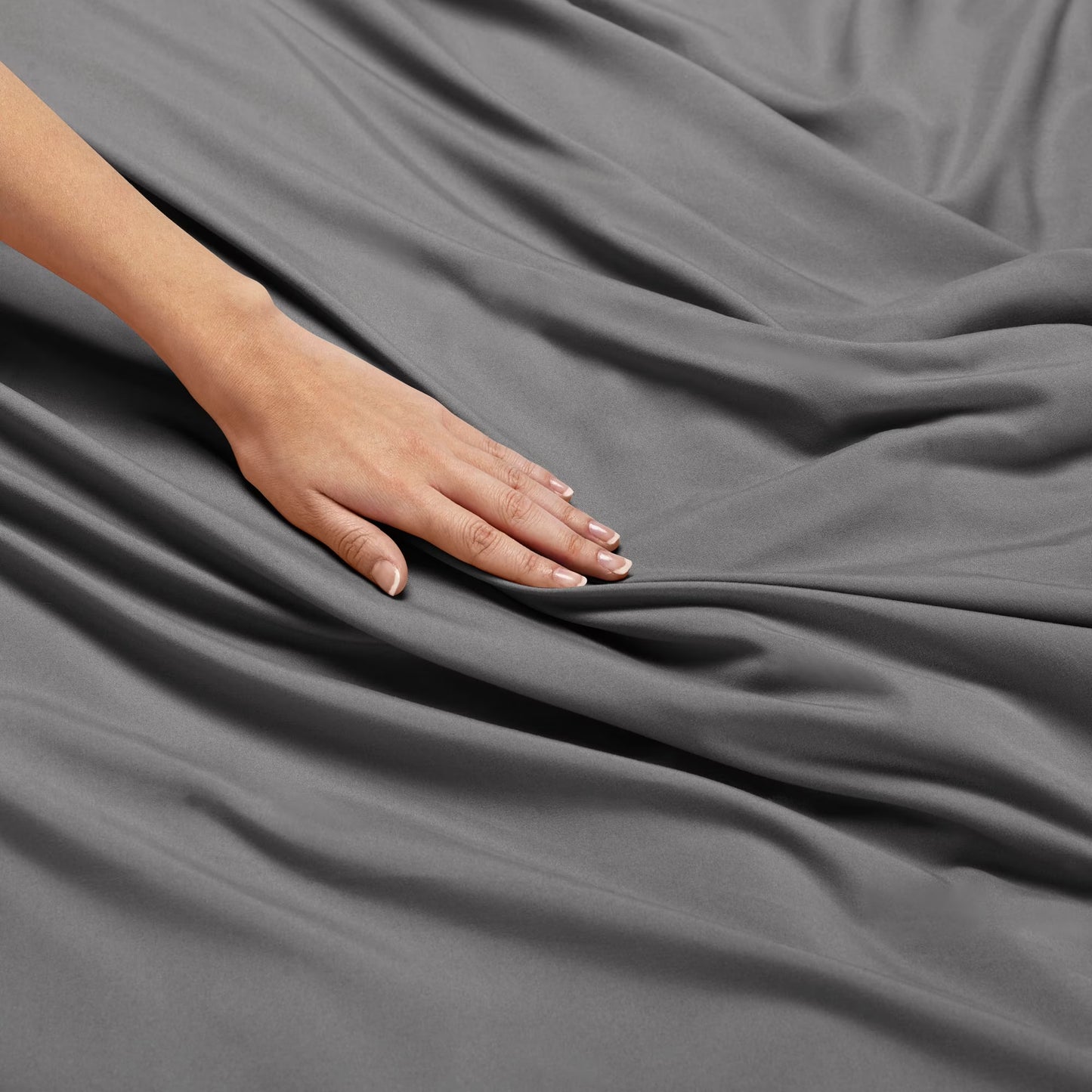 Queen Sheets Set, 1800 Series 4 Piece Deep Pocket Sheets, 100% Soft Microfiber Bed Sheets Set, Gray