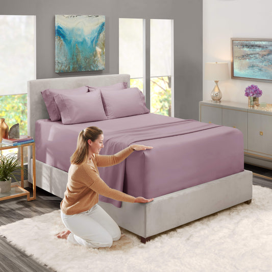 Twin Sheets Set, 1800 Series Extra Deep Pocket Twin Sheet Soft Microfiber 4 Piece Twin Bed Sheets