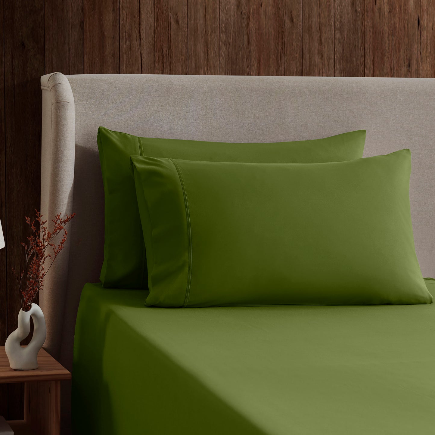 King Sheets Set, 1800 Series Extra Deep Pocket King Size Sheets Soft Microfiber Bed Sheets, 4 Piece Sheets King