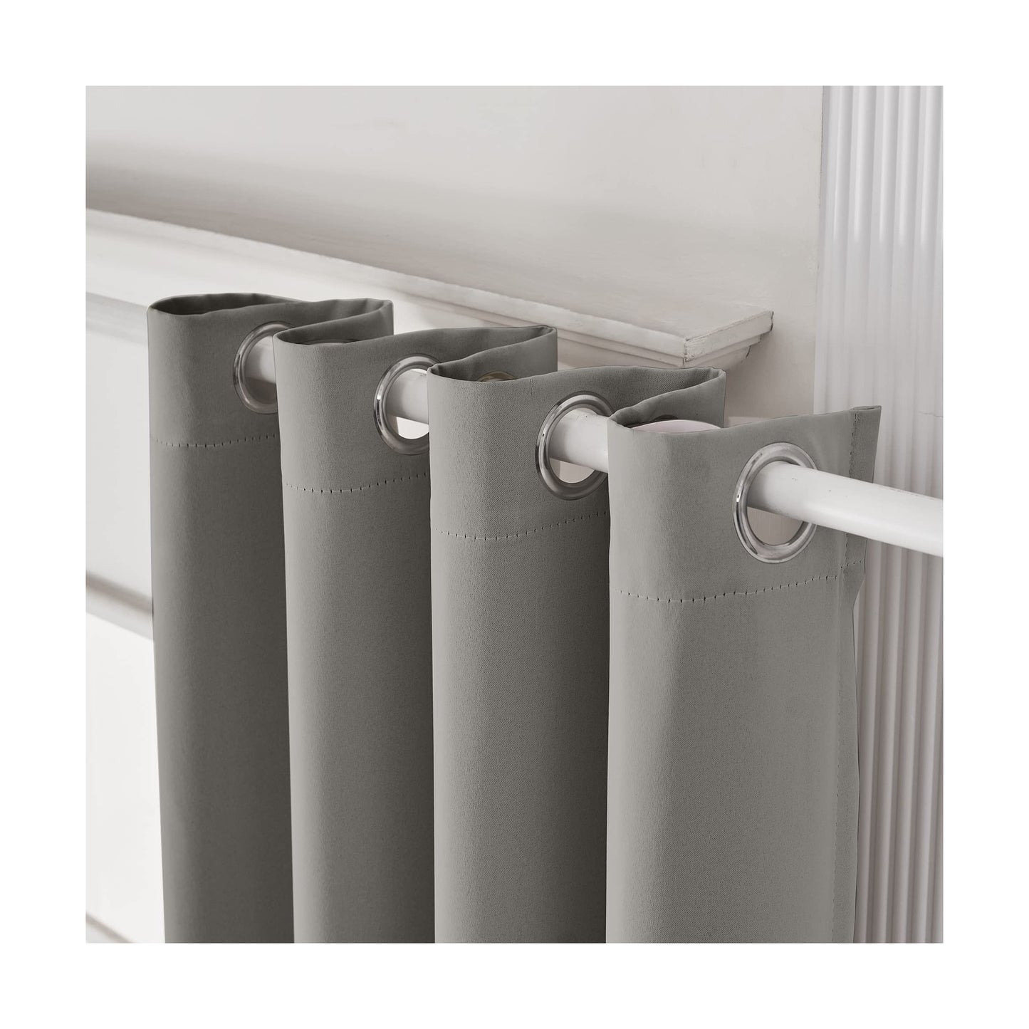 High Living Room Blackout Extra Long Curtain,2 Story Drape with Grommet 17Ft,...